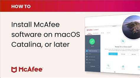 How to install your McAfee software on macOS .